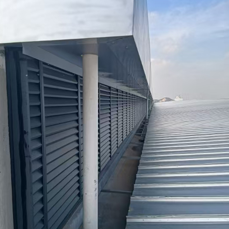 Vaste aluminium lamellen (optioneel regendicht/niet-regendicht)
